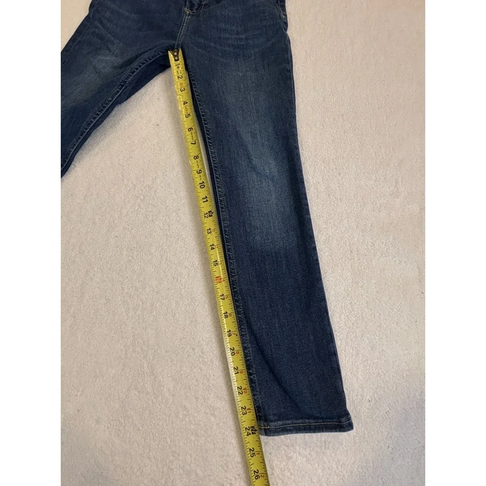GAP Husky Jeans Boys 10 Blue Denim‎ Medium Wash Stretch 24 Inseam Skinny Fit